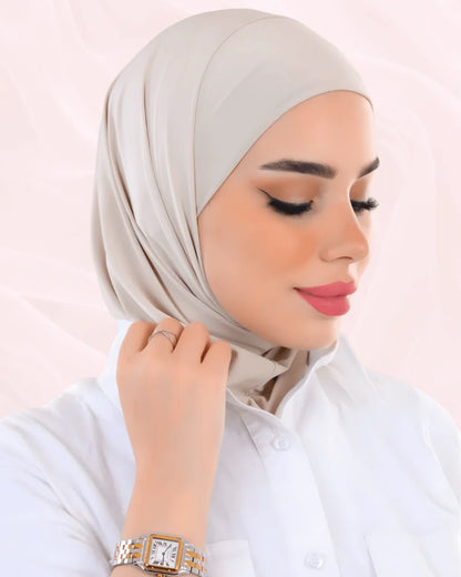 حجاب ليكرا قطعتين