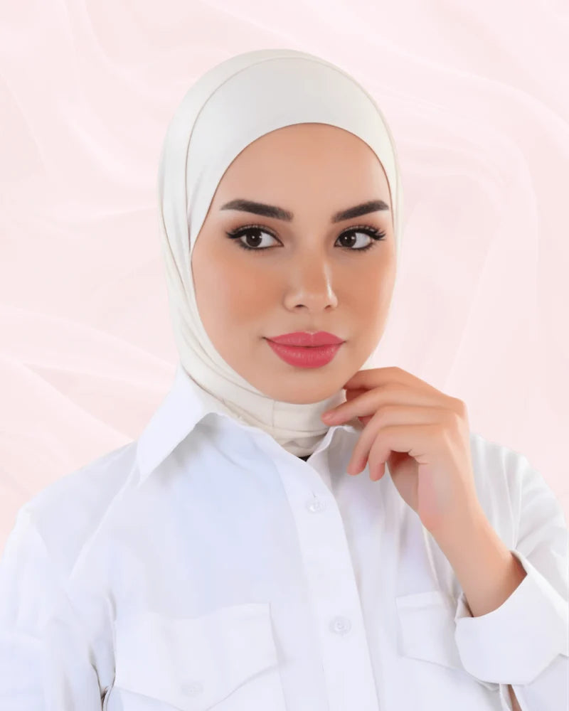 حجاب ليكرا قطعتين