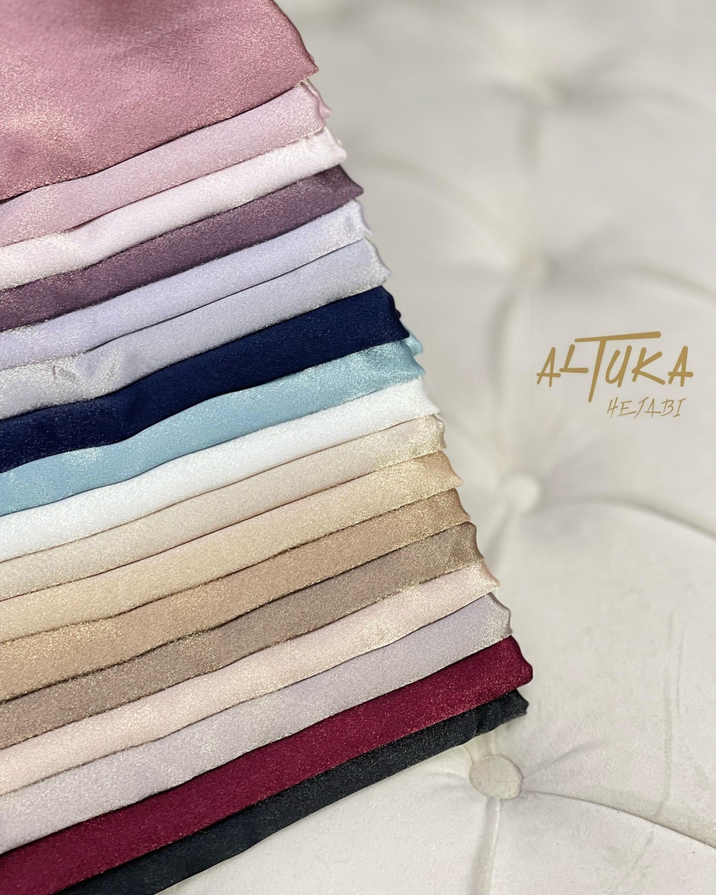 satin japan الحجاب ساتان الياباني