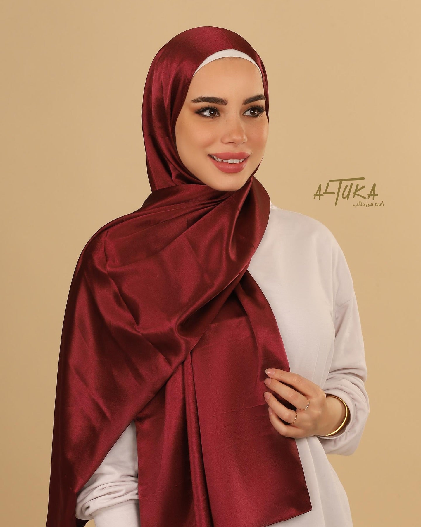 satin japan الحجاب ساتان الياباني