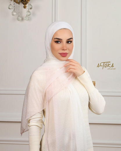pink rainbow كشمير بينك مموج