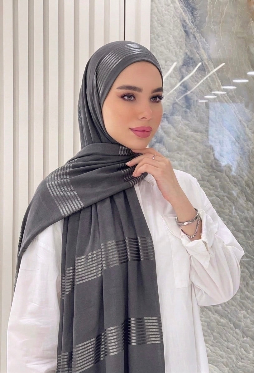 شال قطن ناعم مجكر