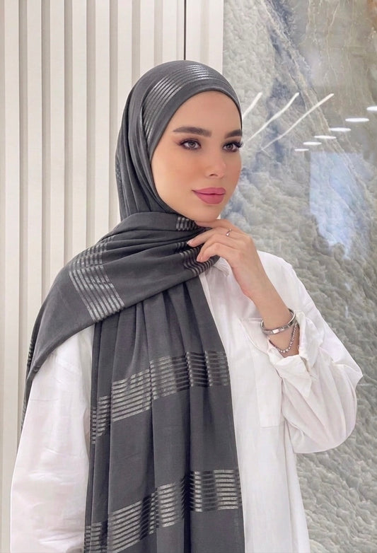 شال قطن ناعم مجكر
