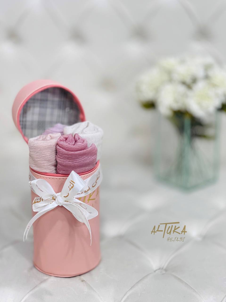 بوكس جلد اسطواني فارغempty gift box