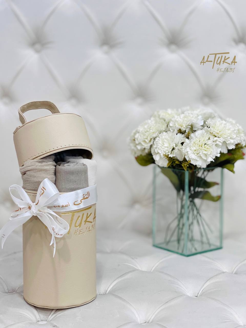 بوكس جلد اسطواني فارغempty gift box