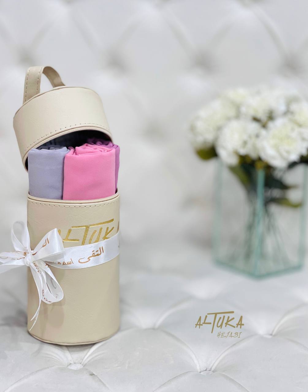 بوكس جلد اسطواني فارغempty gift box