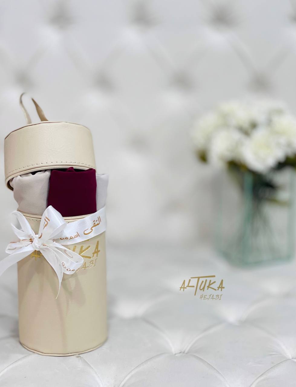 بوكس جلد اسطواني فارغempty gift box