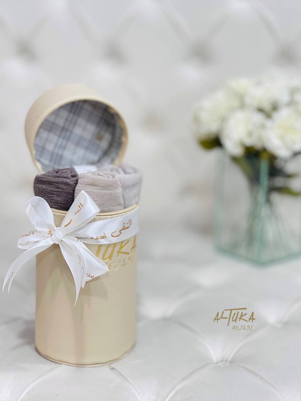 بوكس جلد اسطواني فارغempty gift box