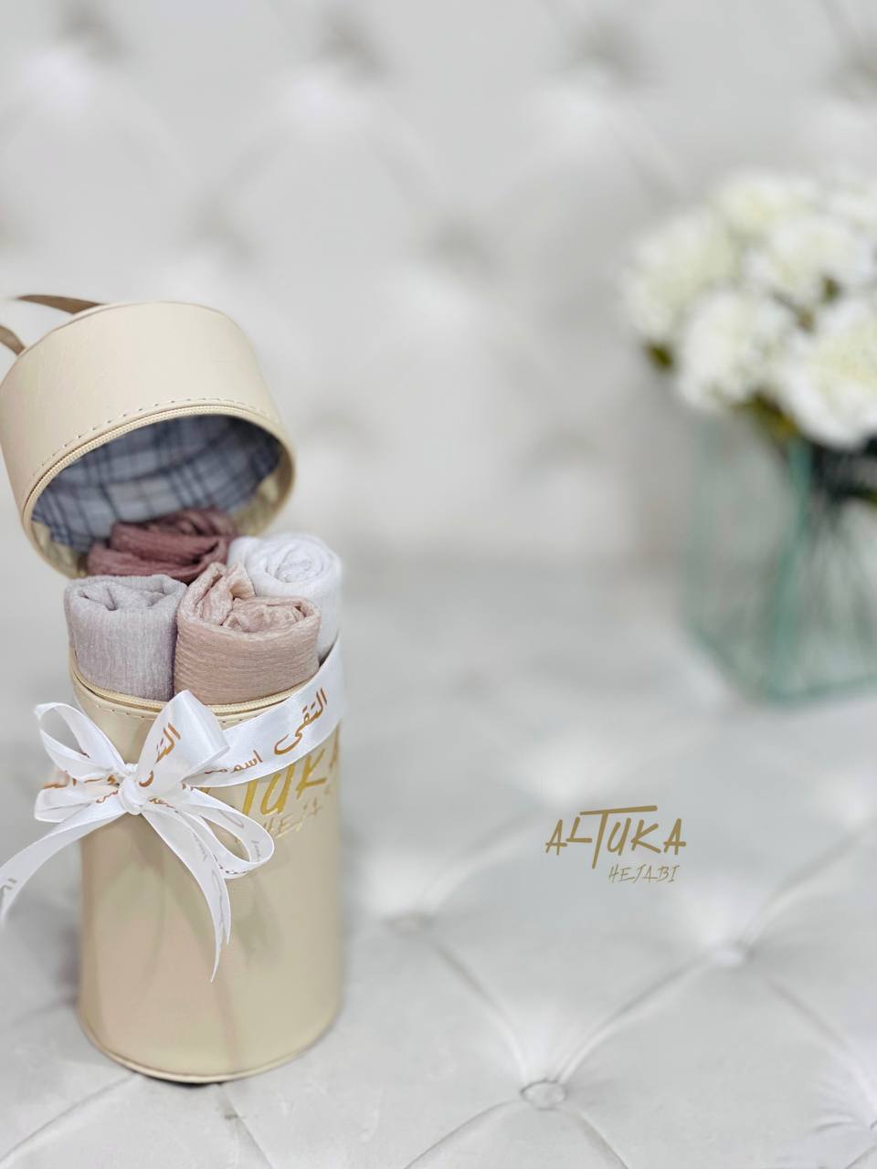 بوكس جلد اسطواني فارغempty gift box