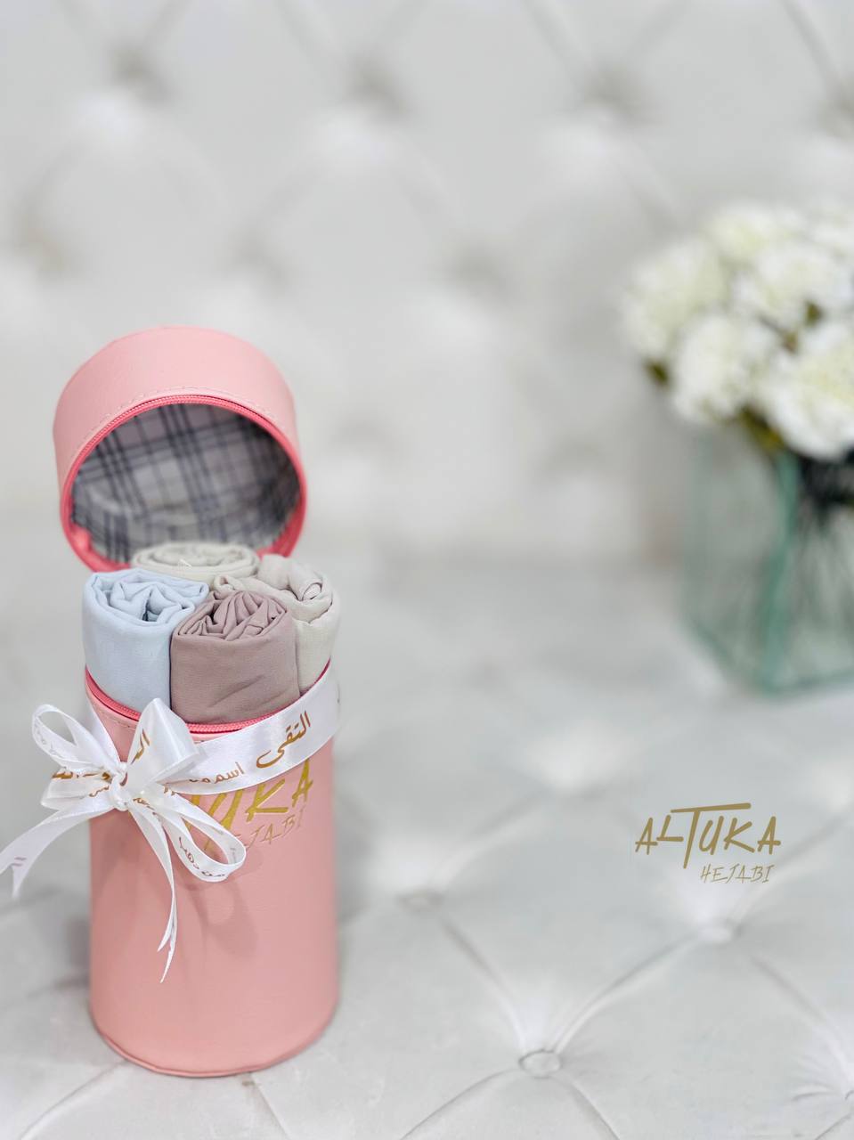 بوكس جلد اسطواني فارغempty gift box