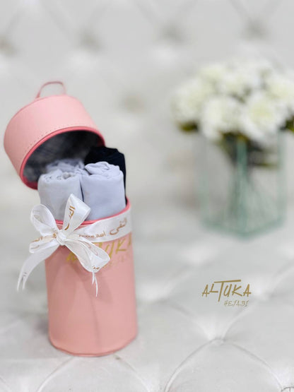 بوكس جلد اسطواني فارغempty gift box