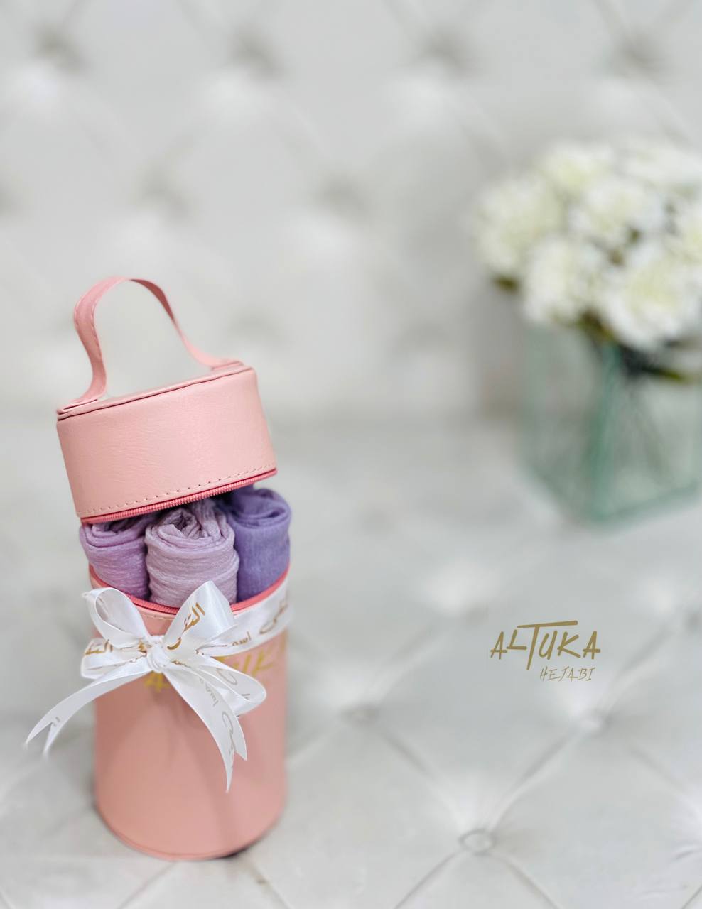 بوكس جلد اسطواني فارغempty gift box