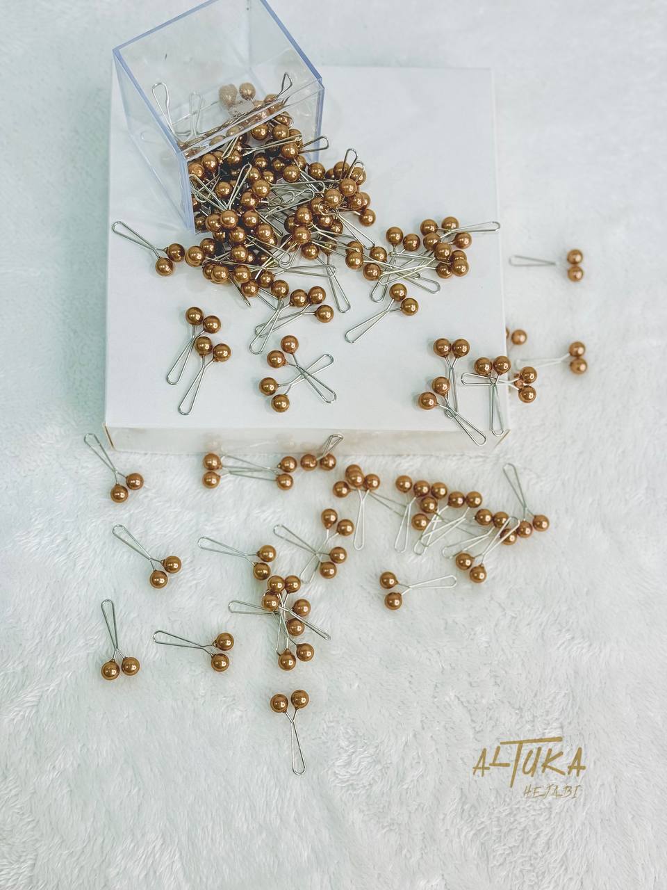 pearl pin دبوس حجاب لولو