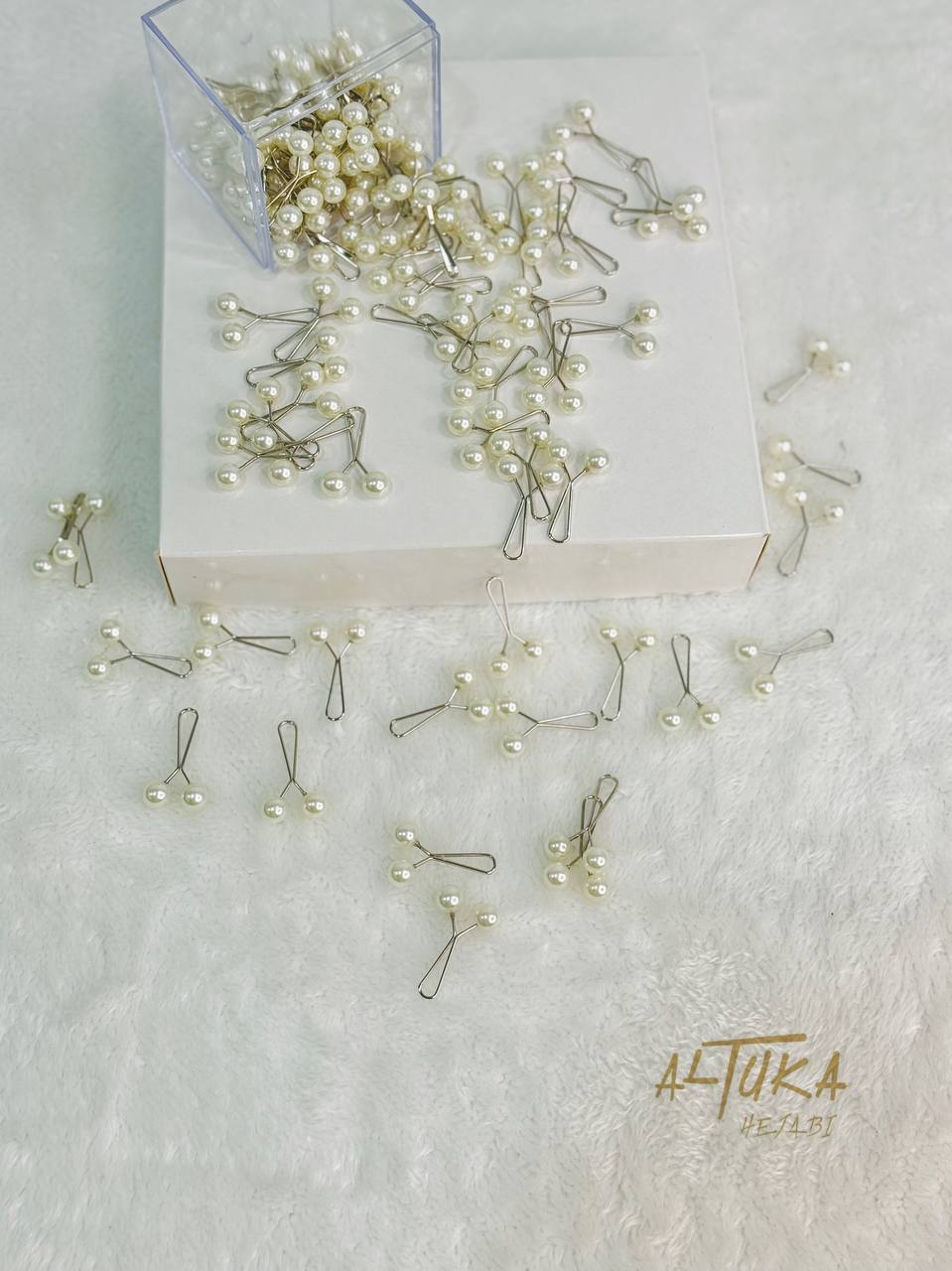 pearl pin دبوس حجاب لولو